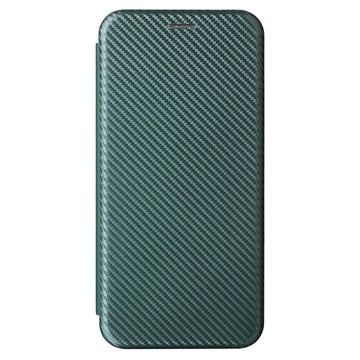 OnePlus Ace 2V/Nord 3 Flip Cover - Karbonfiber - Grøn