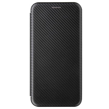 OnePlus Nord N100 Flip Cover - Karbonfiber - Sort