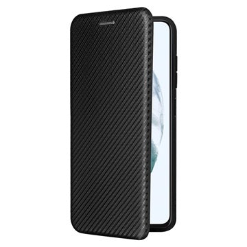 Samsung Galaxy S21 FE 5G Flip Cover - Karbonfiber - Sort