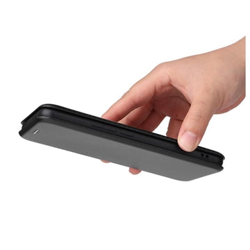 Xiaomi 12T/12T Pro Flip Cover - Karbonfiber - Sort