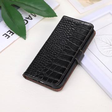 Crocodile Nokia X30 Læderpung med RFID - Sort