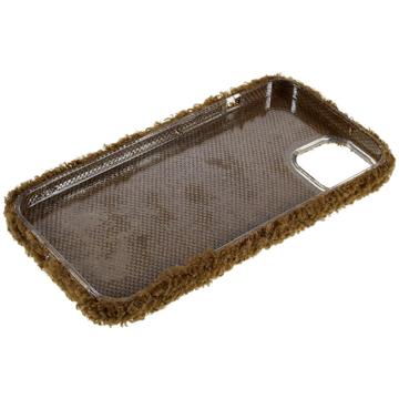 Fluffy Flower Serie iPhone 14 Plus TPU Cover - Brun