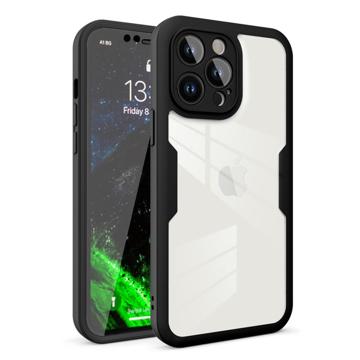 Anti-Shock 360 iPhone 14 Pro Max Hybrid Cover - Sort