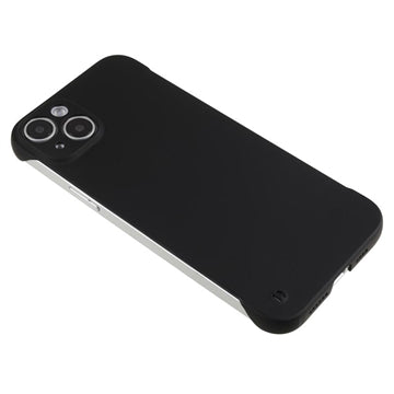 iPhone 13 Plastik Cover Uden Sider - Sort