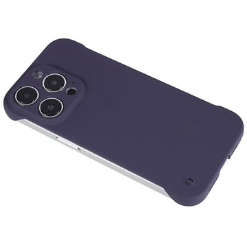 iPhone 14 Pro Max Plastik Cover Uden Sider - Mørkelilla
