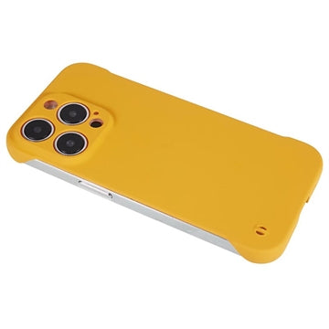 iPhone 14 Pro Max Plastik Cover Uden Sider - Gul
