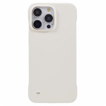 iPhone 16 Pro Max Plastik Cover Uden Sider - Hvid