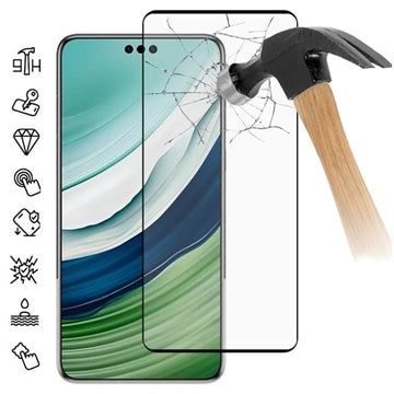 Huawei Mate 60 Pro/60 Pro+ Skærmbeskyttelse Hærdet Glas - 9H - Full Fit - Sort Kant