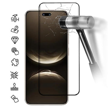 Huawei Nova 14 Ultra Skærmbeskyttelse Hærdet Glas - Full Fit - 9H - Sort kant