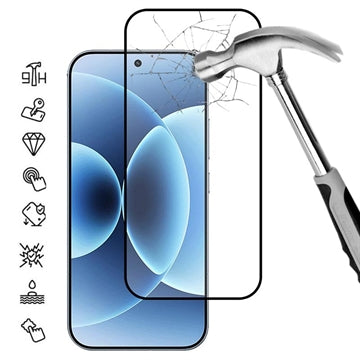 Xiaomi 17T Skærmbeskyttelse Hærdet Glas - Full Fit - 9H - Sort kant