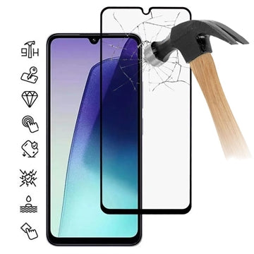 Xiaomi Redmi A4 Skærmbeskyttelse Hærdet Glas - 9H - Full Fit - Sort Kant