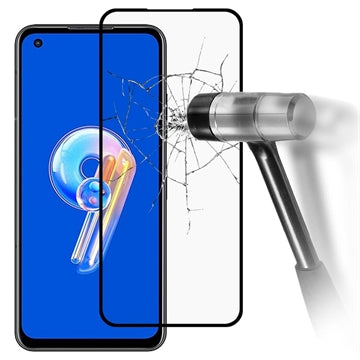 Full Cover Asus Zenfone 9 Hærdet Glas - 9H, 0.3mm - Sort