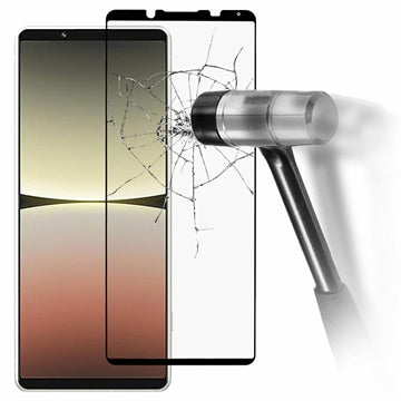 Full Cover Sony Xperia 5 IV Hærdet Glas - 9H, 0.3mm - Sort