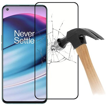 Full Cover OnePlus Nord CE 5G Skærmbeskyttelse Hærdet Glas - 9H, 0.2mm - Sort
