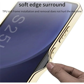 Samsung Galaxy S25 Ultra GKK Elektropletteret Hybrid Cover - Lilla