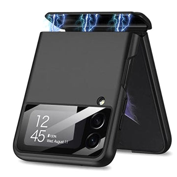 GKK Magnetisk Samsung Galaxy Z Flip4 Cover - Sort