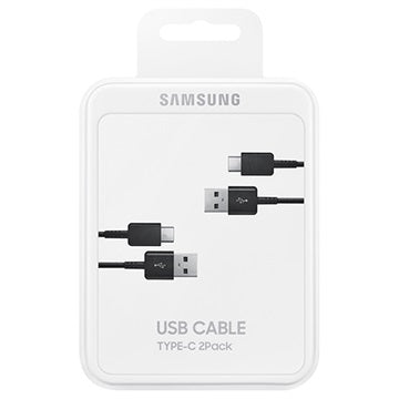 Samsung USB-A / USB-C Kabel EP-DG930IBEGWW - 1.5m - 25W - 2 Stk. - Sort