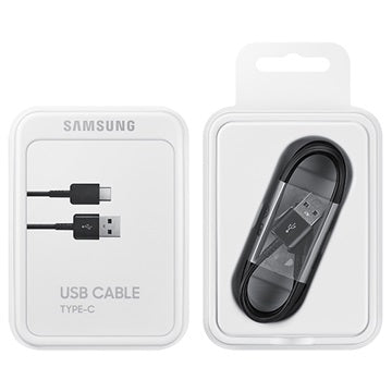 Samsung USB-A / USB-C Kabel EP-DG930IBEGWW - 1.5m - 25W - Sort