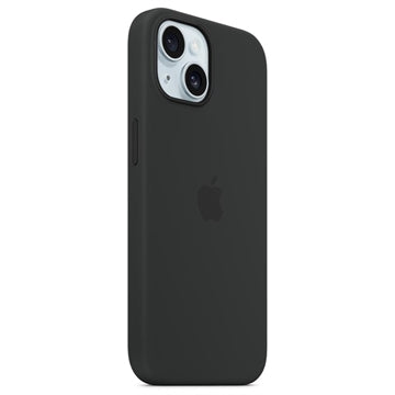 iPhone 15 Plus Apple Silikone Cover med MagSafe MT103ZM/A - Sort
