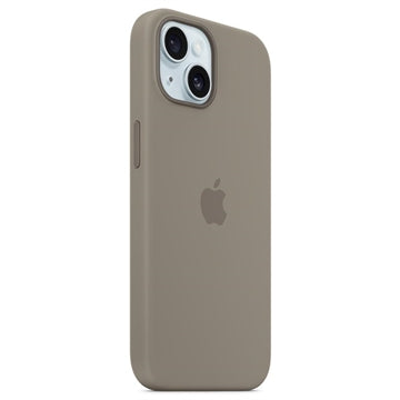iPhone 15 Plus Apple Silikone Cover med MagSafe MT133ZM/A - Ler