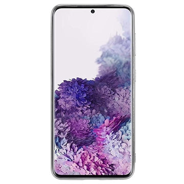 Samsung Galaxy S21 FE 5G Glitter Series Hybrid Cover - Sølv