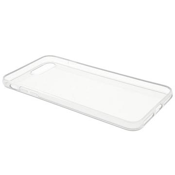 Glossy iPhone 7 Plus / iPhone 8 Plus TPU Cover - Gennemsigtig