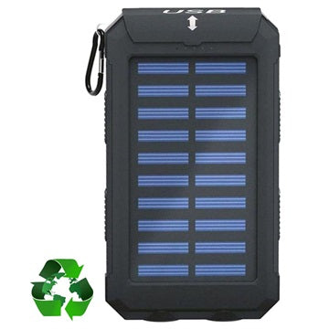 Goobay Outdoor Power Bank 8.0 / Solcelle Oplader - 8000mAh - Sort