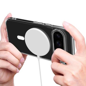 Google Pixel 10 Pro Hybrid Cover - MagSafe Kompatibel - Gennemsigtig