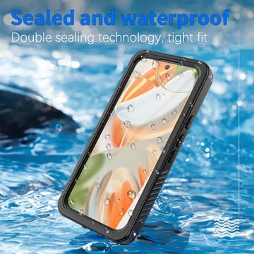 Google Pixel 10 Pro Redpepper FS IP68 Vandtæt Cover - Sort