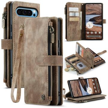 Google Pixel 10 Pro XL Caseme C30 Multifunktionel Pung - Brun