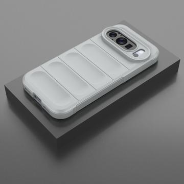 Google Pixel 10/10 Pro Rugged TPU Cover - Lysegrå