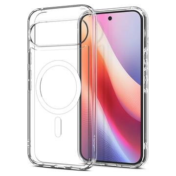 Google Pixel 10/10 Pro Spigen Ultra Hybrid Mag Cover - Hvid / Klar