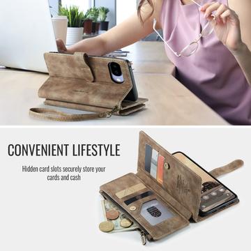 Google Pixel 10a Caseme C30 Multifunktionel Pung - Brun
