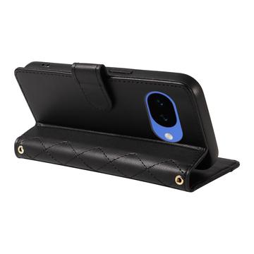 Google Pixel 10a Luksus Vatteret Pung - sort