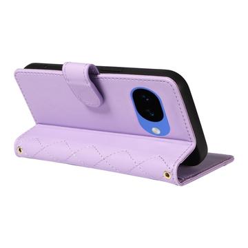 Google Pixel 10a Luksus Vatteret Pung - lilla