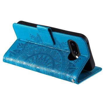 Google Pixel 10a Mandala Series Etui med Pung - Blå