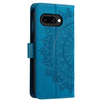 Google Pixel 10a Mandala Series Etui med Pung - Blå