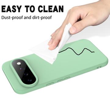 Google Pixel 11 Flydende silikone cover med håndrem - grøn