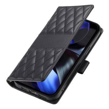 Google Pixel 11/11 Pro Luksus Vatteret Pung - sort