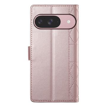 Google Pixel 11/11 Pro Luksus Vatteret Pung - rosaguld