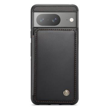 Google Pixel 8 Caseme C22-etui RFID-kortpung - Sort
