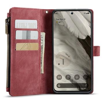 Google Pixel 8 Caseme C30 Multifunktionel Pung - Rød