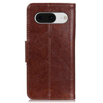 Google Pixel 8 Elegant Series Pung med Stativfunktion - Brun