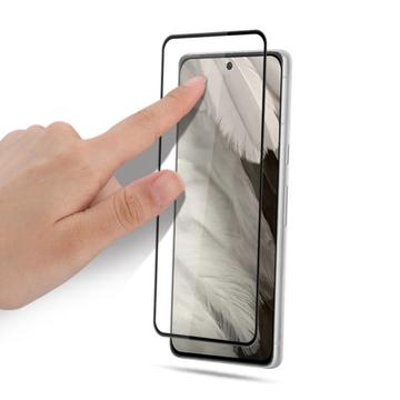 Google Pixel 8 Pro Mocolo Full Size Hærdet Glas - 9H - Sort Kant