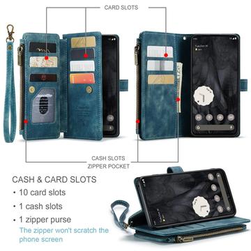Google Pixel 8 Pro Caseme C30 Multifunktionel Pung - Blå
