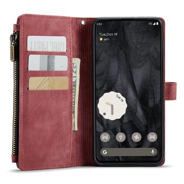 Google Pixel 8 Pro Caseme C30 Multifunktionel Pung - Rød