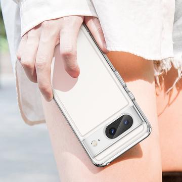 Google Pixel 8 Ridsefast Hybrid Cover - Gennemsigtig