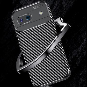 Google Pixel 8a Beetle Karbonfiber TPU Cover - Sort