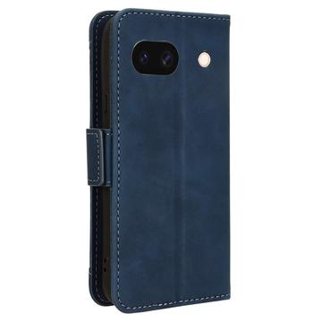 Google Pixel 8a Pung Cover med Kortholder - Blå