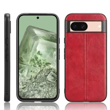 Google Pixel 8a Dækket Hybrid Cover - Rød